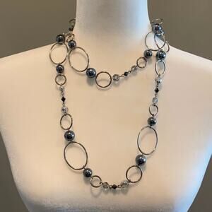 Vintage Lia Sophia Alpine Bubble Chain Necklace